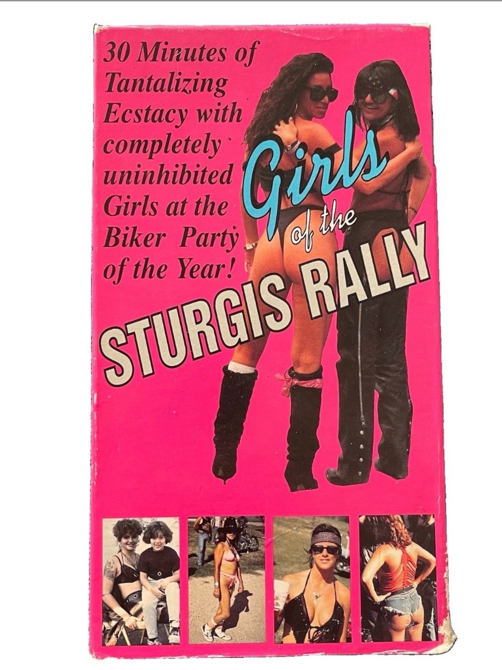 The Girls Of Sturgis Rally VHS Biker Women Outlaw Vintage Motorcycle Rare Tape